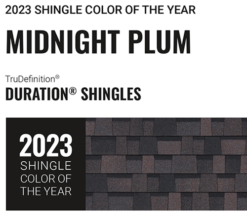 2023 shingle color of the year!